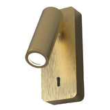 Aplique de pared lector Mantra Notte Mini GU10 cuero 8876