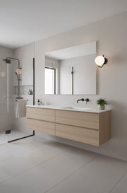 Lámpara de pared aplique ACB Maui oro viejo mate tulipa opal Ø18cm E27