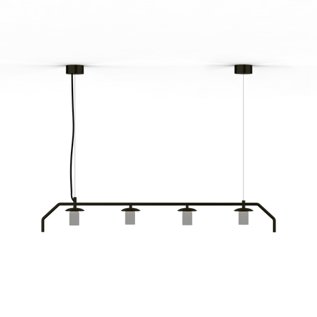 ACB Maui lámpara colgante negro mate - vista en ambiente