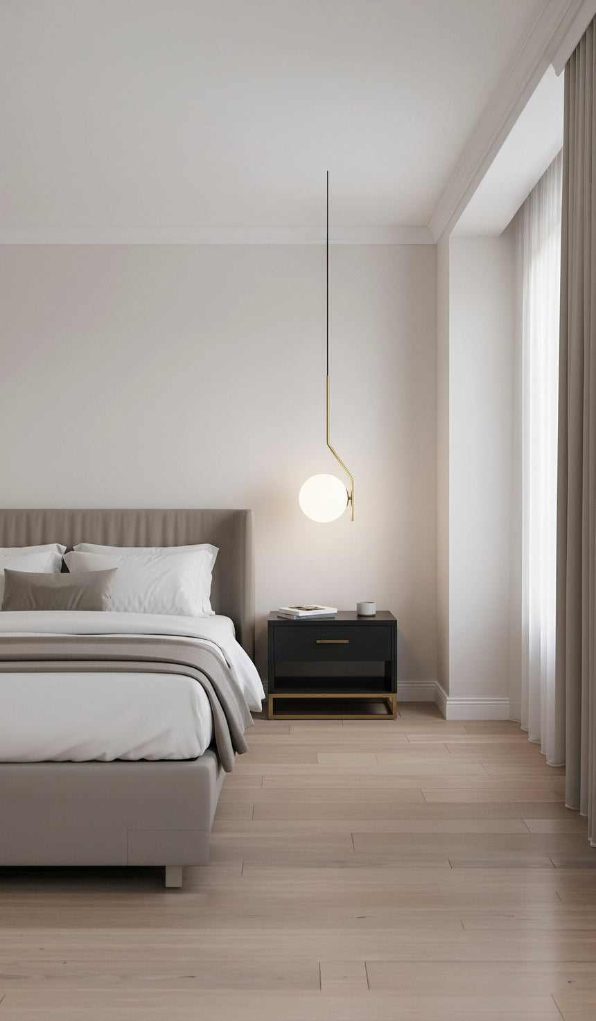 Lámpara de techo colgante ACB Maui oro viejo mate tulipa opal Ø18cm LED E27