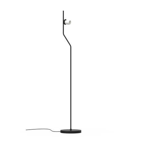 ACB Maui lámpara de pie negro mate - vista en ambiente