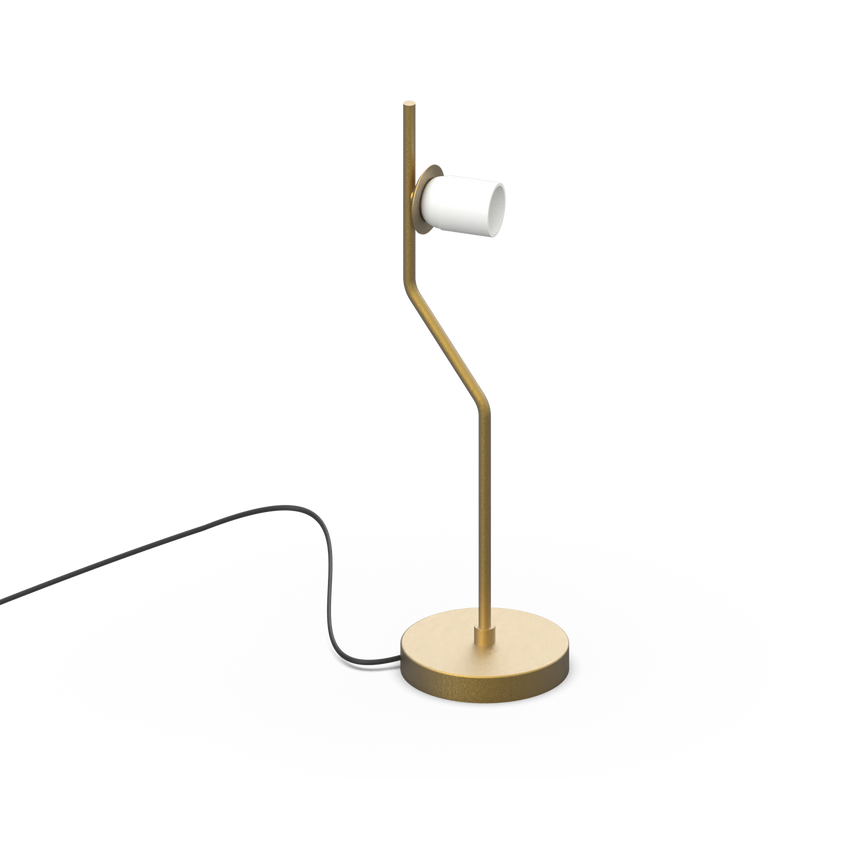 ACB Maui lámpara de mesa oro viejo mate - vista en ambiente