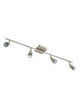 Foco MDC Ecco cromo gris orientable 554173501 para baño y dormitorio