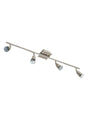Foco MDC Ecco cromo gris orientable 554173501 para baño y dormitorio