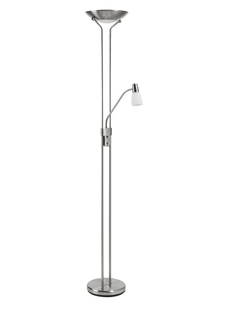 Lámpara de pie de salón MDC Doris 2 luces cromo 567723526