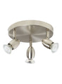 Plafón de techo MDC Ouvi cromo gris orientable 570133501