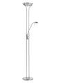 Lámpara de pie de salón MDC Dina LED cromo 3000K IP20 18W 575243520