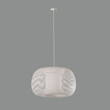 ACB Mirta Lámpara de techo colgante 3055/38 Blanco, Kit Blanco Text., LED E27 15W, C3055081BB