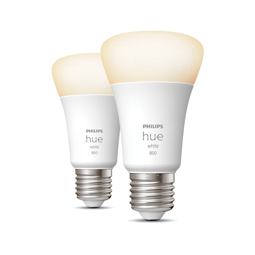Philips Hue Bombilla 2 luces White Ambiance E27 9W 800lm 31902800 - vista alternativa