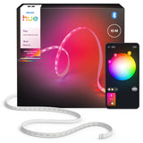 Philips Hue White and Color Ambiance Tira LED flux ledstrip blanco RGBW 60W 87211