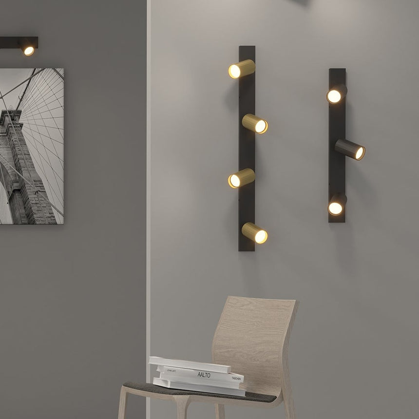 ACB Modrian Plafón 3951/R3 Negro, LED GU10 3x8W, , Orientable P3951380N