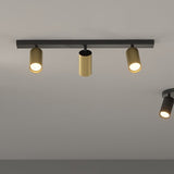 ACB Modrian Plafón 3951/R3 Oro Técnico/Negro, LED GU10 3x8W, , Orientable P3951380O