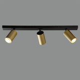 ACB Modrian Plafón 3951/R3 Oro Técnico/Negro, LED GU10 3x8W, , Orientable P3951380O