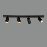 ACB Modrian Plafón 3951/R4 Negro, LED GU10 4x8W, , Orientable P3951480N