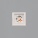 ACB Move Empotrable 3984/6 Cuadrado Blanco Texturado, LED COB 5W 2700K 380lm, CRI90 I IP44/IP20, LED integrado E3984091B