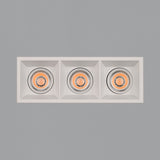 ACB Move Empotrable 3984/8 Cuadrado Blanco Texturado, LED COB 3x12W 2700K 3480lm, CRI90 I IP44/IP20, LED integrado E3984193B
