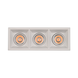 ACB Move Empotrable 3984/8 Cuadrado Blanco Texturado, LED COB 3x12W 2700K 3480lm, CRI90 I IP44/IP20, LED integrado E3984193B