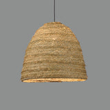 ACB Moyana Lámpara de techo colgante Rafia natural LED E27 C392650NA