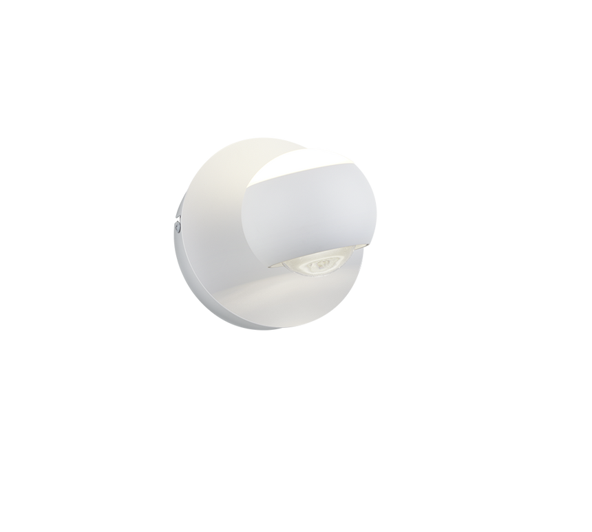 Aplique de pared Cannon Trio blanco 24441131