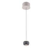 Lámpara colgante Trio Cannon antracita y gris cálido LED 5W MR34440142