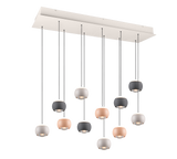 Lámpara colgante Cannon Trio multicolor 11 luces 34441117