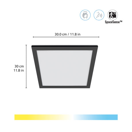 WiZ Plafón Negro 12W 1000lm 55491700 - vista alternativa | Philips