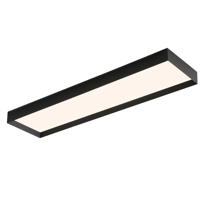 ACB Munich Plafón 3759/120 Negro Texturado, LED 55W 4000K 4197lm, CRI90 CL.I, LED integrado, Casambi