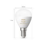 Philips Hue Bombilla esférica White Ambiance E14 5W 470lm (2 uds) 8719514491168 - imagen 8