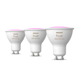 Philips Hue White and Color Ambiance Bombilla dicroica RGBW GU10 4,2W (3 uds) 8720169229877 - vista alternativa