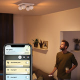 Philips Hue Foco Buckram blanco White Ambiance 5W 871951433914900 350lm - imagen 3