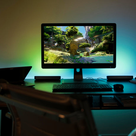 Philips Hue White and Color Ambiance Lámpara de mesa Play negro RGBW 7W 7820230P7 530lm - imagen 9