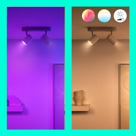 WiZ White and Color Ambiance Foco Imageo 5W 690lm 55189300 - imagen 8 | Philips