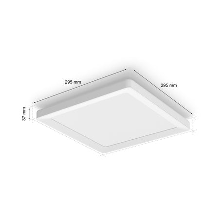 Philips Hue Plafón Tento blanco White Ambiance 10,6W 6500K 1340lm 8720169350618 - imagen 5