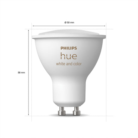 Philips Hue White and Color Ambiance Kit de inicio blanco RGBW 6W 871951434010700 350lm - imagen 8