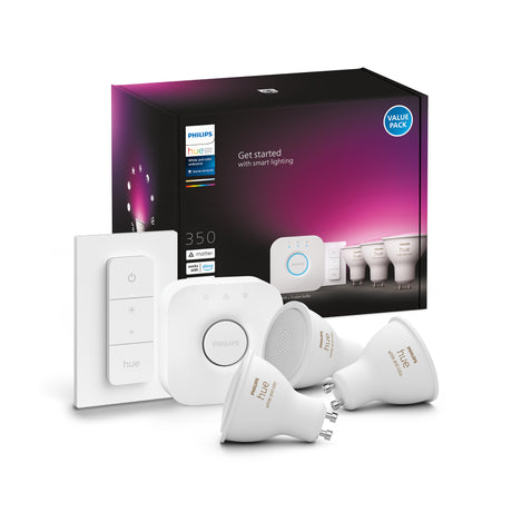 Philips Hue White and Color Ambiance Kit de inicio blanco RGBW 6W 871951434010700 350lm