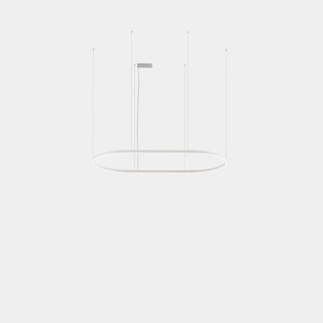 Lámpara de techo colgante LedsC4 Geometric Oval Mini 500m LED softdiffuser 61W OS6Z-00V9AZOS14