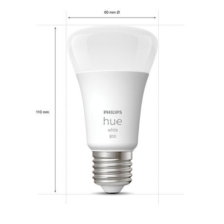 Philips Hue Bombilla 2 luces White Ambiance E27 9W 800lm 31902800 - imagen 6