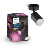 Philips Hue White and Color Ambiance Foco Fugato negro RGBW 6W 5063130P7 350lm