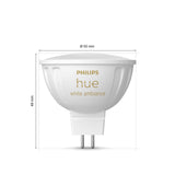 Philips Hue White and Color Ambiance Bombilla dicroica 2 luces RGBW MR16 6,3W 871951449164900 - imagen 7