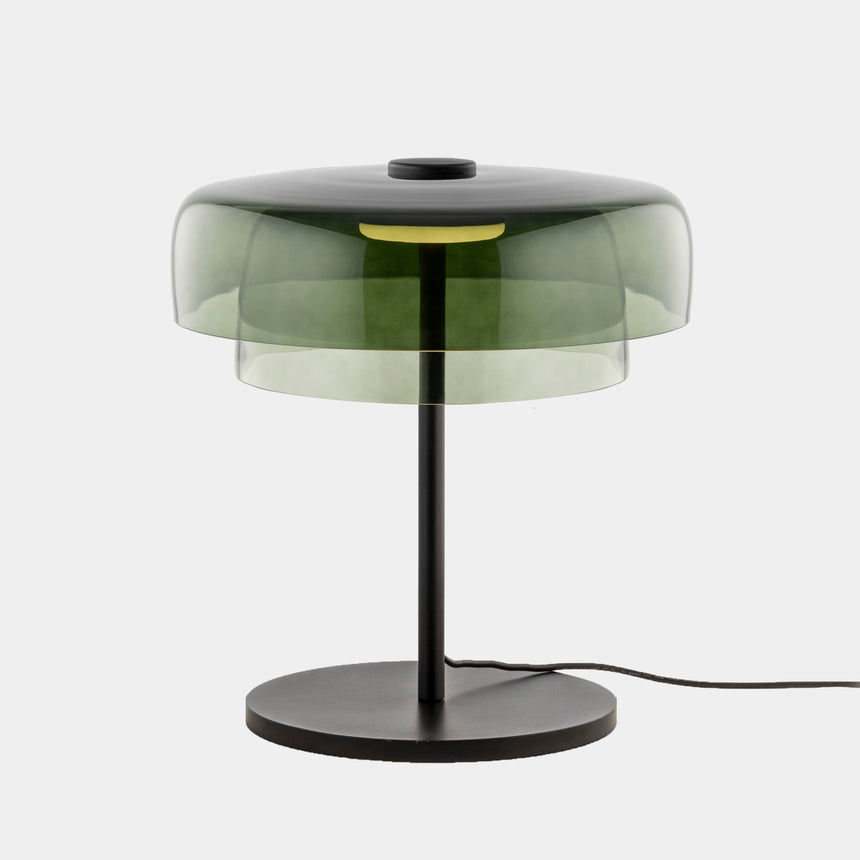 LedsC4 Sobremesa Levels 2 luces Ø42cm LED regulable verde 10-A005-05-08