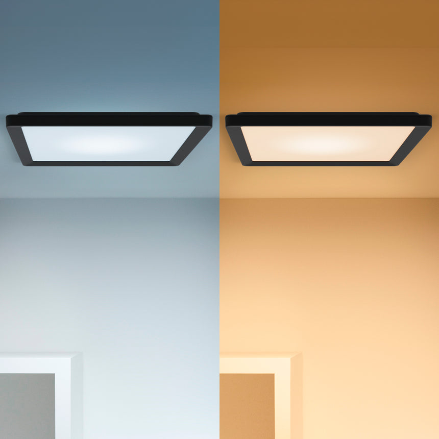 WiZ White and Color Ambiance Plafón Negro RGBW 12W 1600lm 0169077942 - imagen 3 | Philips