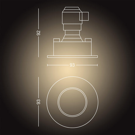 Philips Hue Empotrable Adore plata White Ambiance 5W IP44 871951434079400 350lm - imagen 8