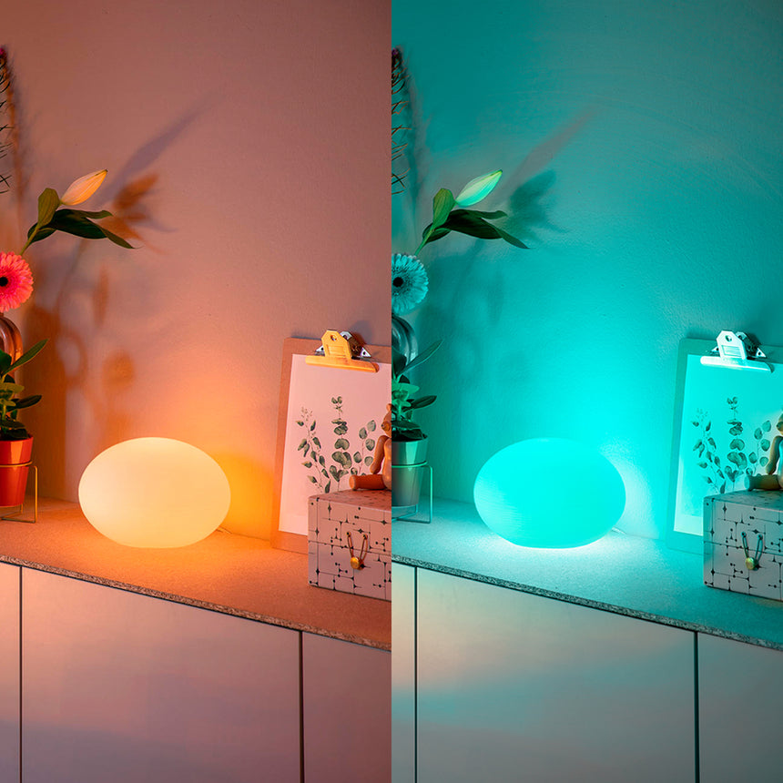 Philips Hue White and Color Ambiance Lámpara de mesa flourish table lamp grafito RGBW 6W 872110311881300