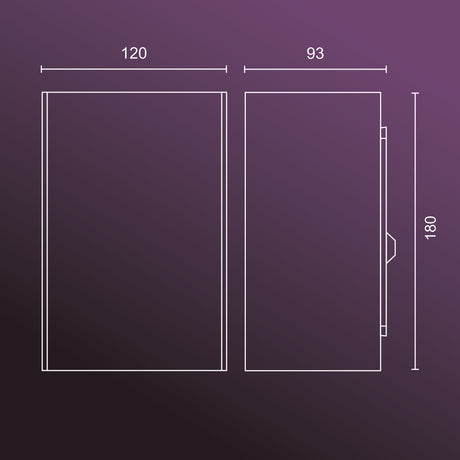 Philips Hue White and Color Ambiance Aplique de pared Resonate plata RGBW 16W IP44 1746447P7 - imagen 7