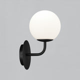 ACB Parma Aplique 16/3946-15 IP Negro Mate/Opal, LED E27 15W, I IP44, (E27 max. Ø45 mm) A3946180N