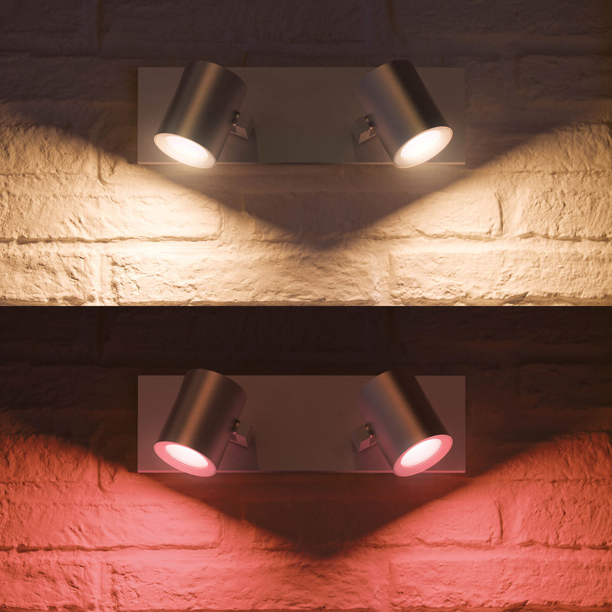 Philips Hue White and Color Ambiance Foco Argenta plata RGBW 6W 5062248P7 350lm - imagen 4