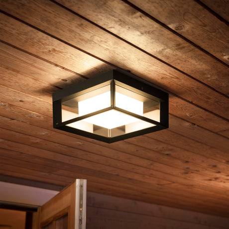 Philips Hue White and Color Ambiance Aplique de pared Econic negro RGBW 15W IP44 1743830P7 - imagen 4