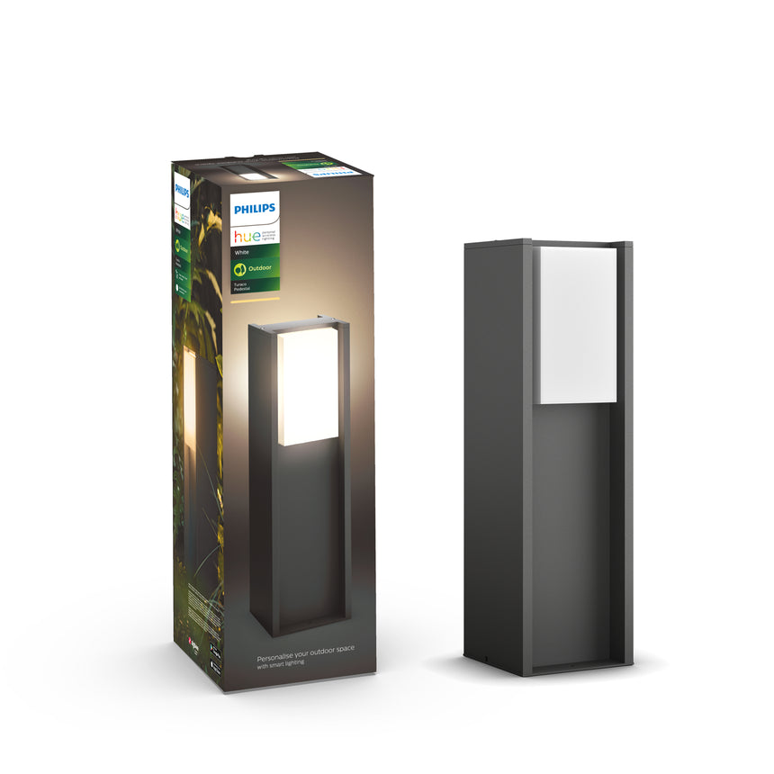 Philips Hue White Sobremesa Turaco grafito White 9W IP44 1647393P0 806lm