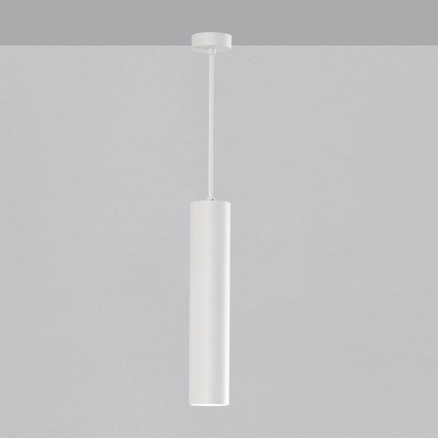 ACB Pipe Pendant Light 3986 Textured White, 12W 3000K COB LED, 1240lm, CRI90, Integrated LED C3986000B