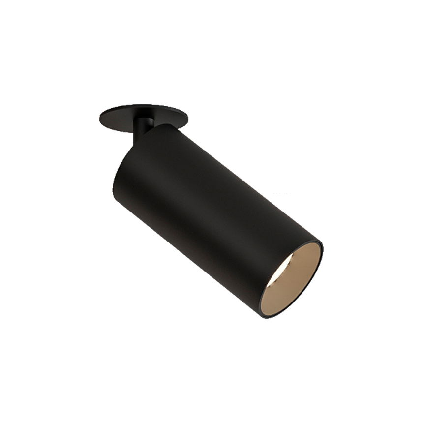 ACB Pipe Empotrable 3986 Negro Texturado, LED COB 12W 3000K 1240lm, CRI90 I, LED integrado E3986000N